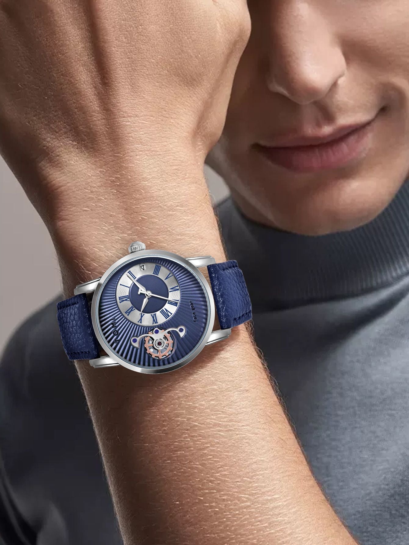 Relógio Tomi ChronoEdge Azul