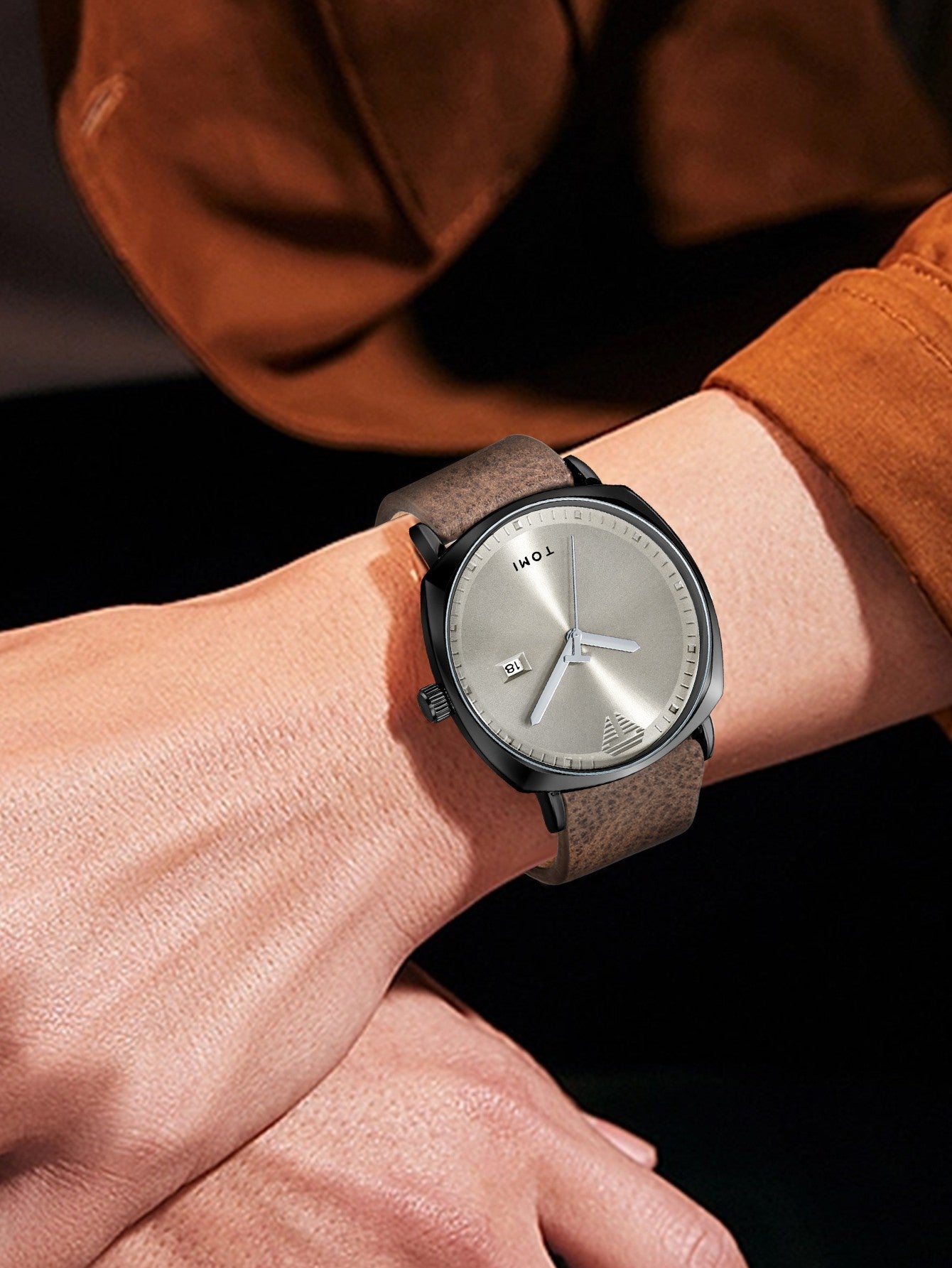 Relógio Minimalista Tomi ExecutiveSet™ - Box Premium Com Caneta