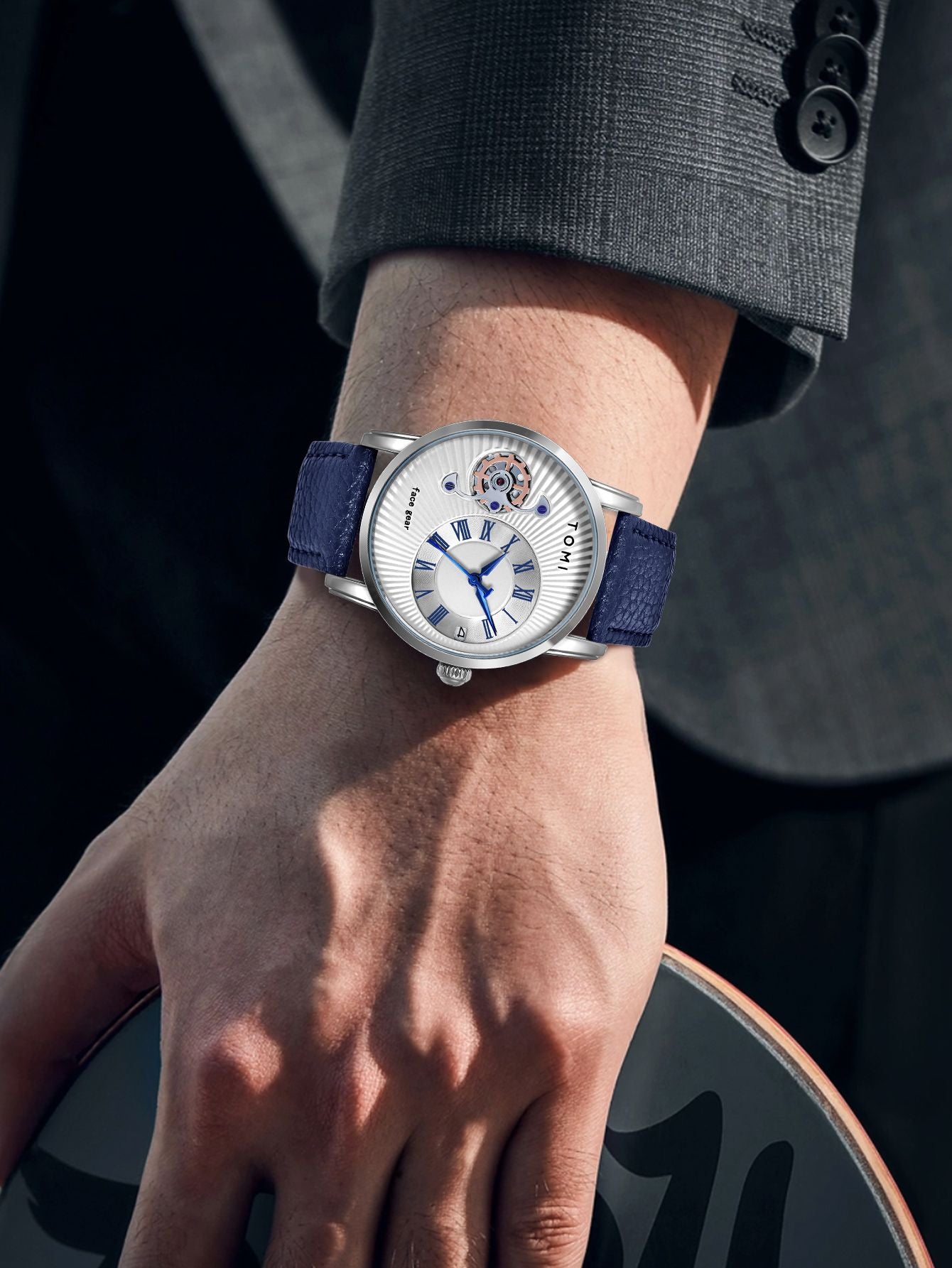 Relógio Tomi ChronoEdge Azul