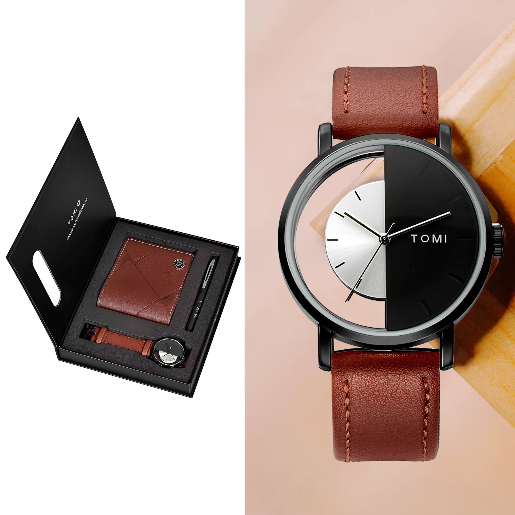 Box Premium Relógio Tomi PrestigeSet