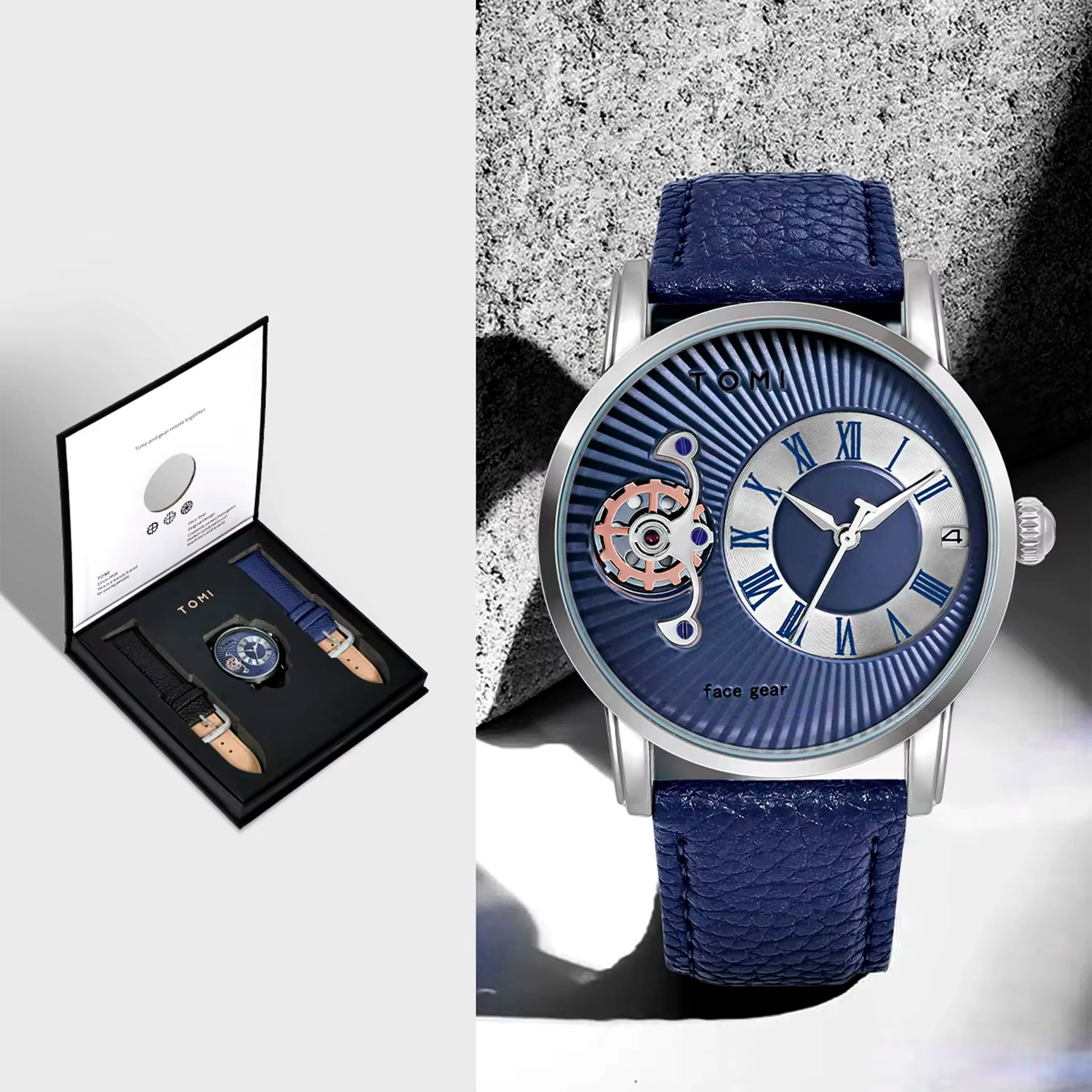 Relógio Tomi ChronoEdge Azul