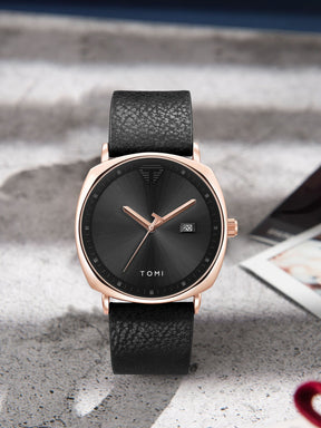 Relógio Minimalista Tomi ExecutiveSet™ - Box Premium Com Caneta