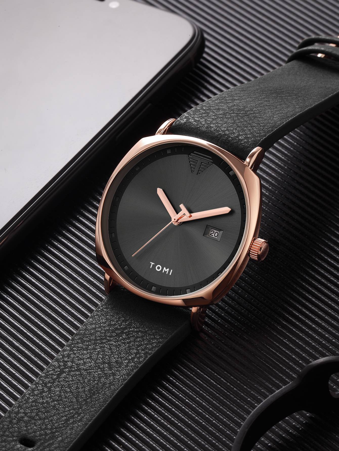 Relógio Minimalista Tomi ExecutiveSet™ - Box Premium Com Caneta