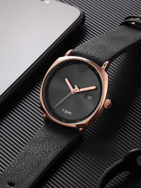 Relógio Minimalista Tomi ExecutiveSet™ - Box Premium Com Caneta