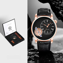 Relógio Minimalista Tomi Regal Gear - Box Com 2 Pulseiras